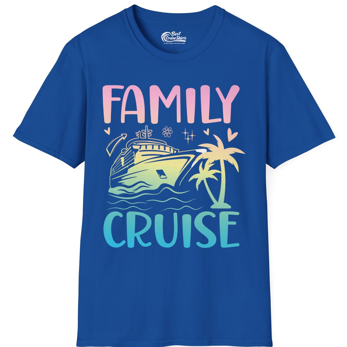 Family Cruise Shirt T-Shirt – Royal – Best Cruise Shirts