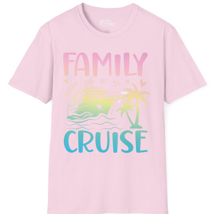 Family Cruise Shirt T-Shirt – Light Pink – Best Cruise Shirts