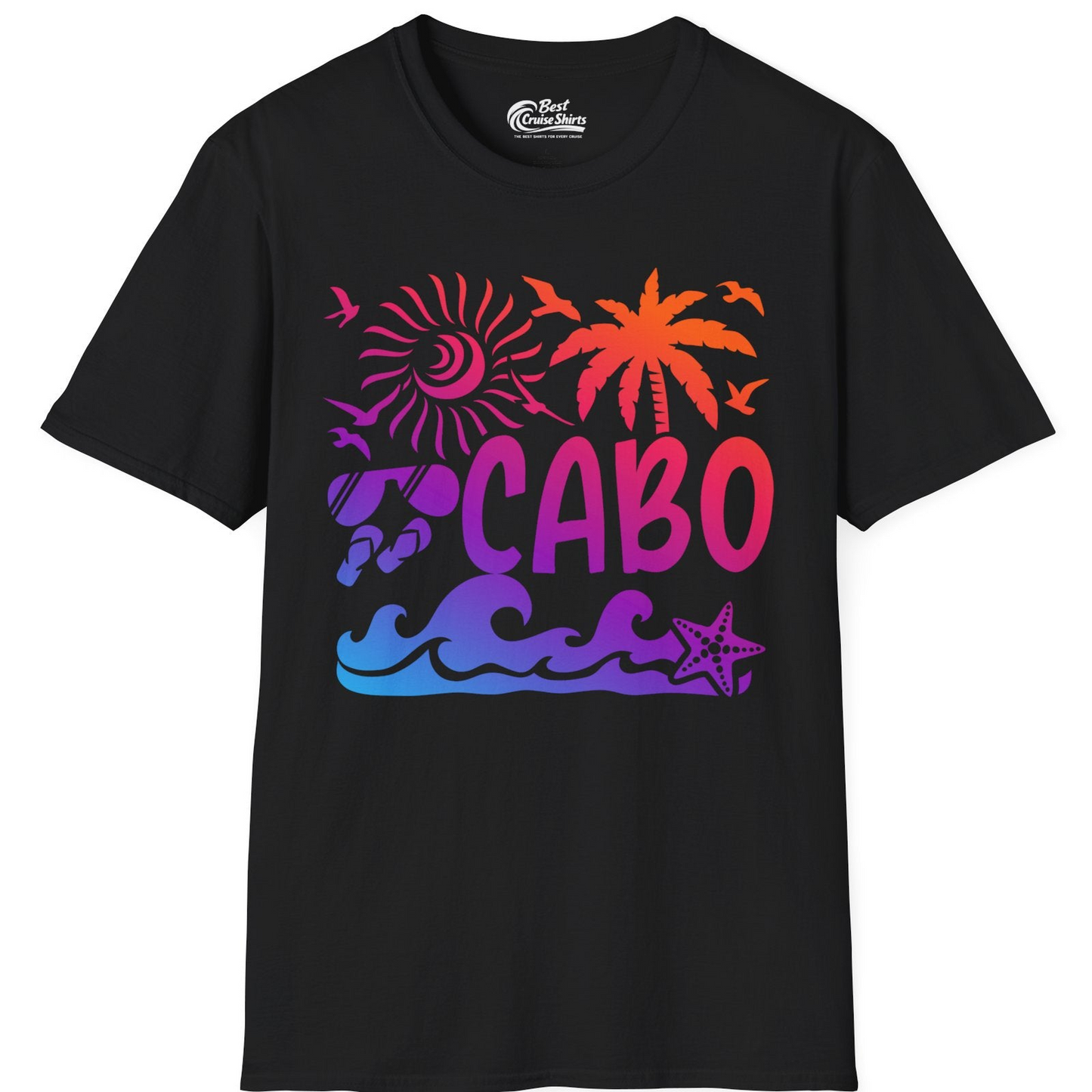 Cabo San Lucas Shirt T-Shirt – Black – Best Cruise Shirts
