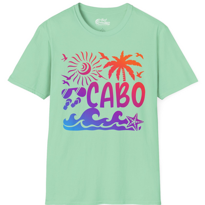 Cabo San Lucas Shirt T-Shirt – Mint Green – Best Cruise Shirts