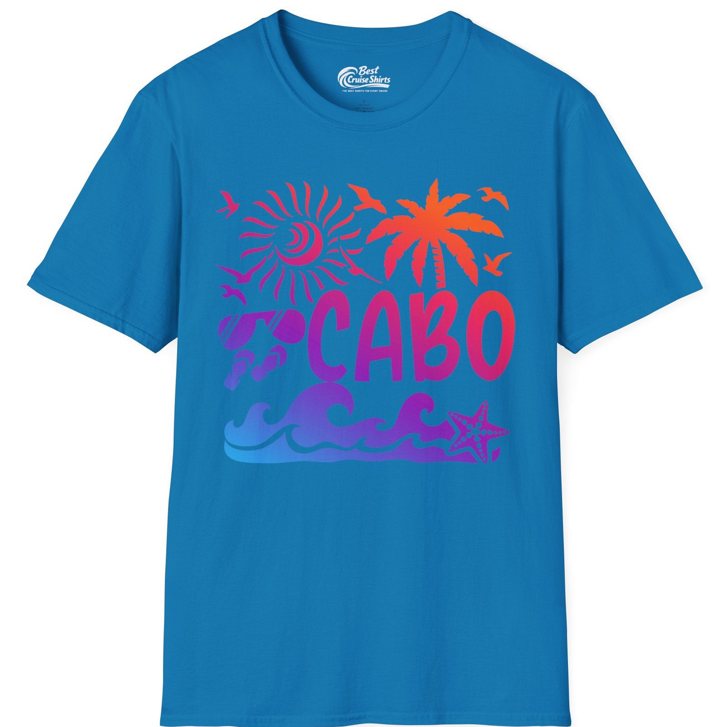 Cabo San Lucas Shirt T-Shirt – Sapphire – Best Cruise Shirts