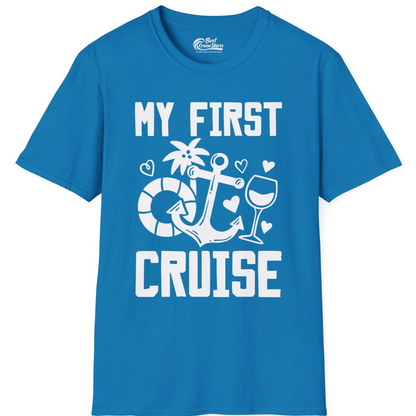 My First Cruise Shirt T-Shirt – Sapphire – Best Cruise Shirts