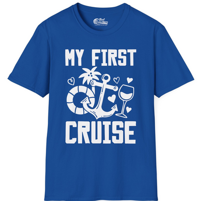 My First Cruise Shirt T-Shirt – Royal – Best Cruise Shirts