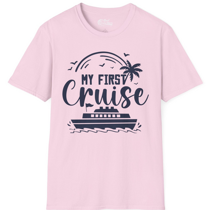 My First Cruise Shirt T-Shirt – Light Pink – Best Cruise Shirts