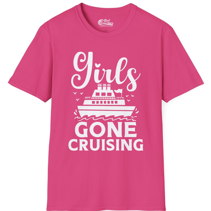 Girls Gone Cruising Nautical Party Group Cruise Shirt — T-Shirt T-Shirt – Heliconia – Best Cruise Shirts