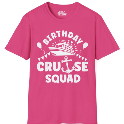 Birthday Cruise Squad Shirt T-Shirt – Heliconia – Best Cruise Shirts