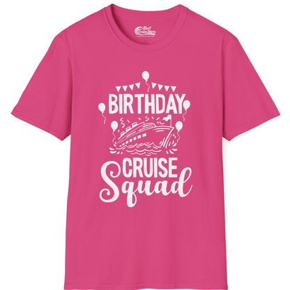 Birthday Cruise Squad Shirt T-Shirt – Heliconia – Best Cruise Shirts