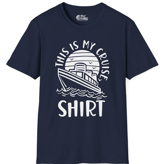 This Is My Cruise Shirt T-Shirt – Navy – Best Cruise Shirts