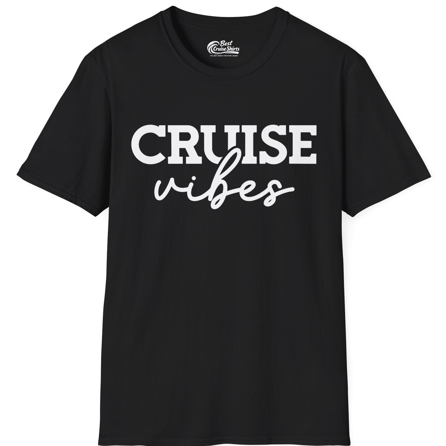 Cruise Vibes Shirt T-Shirt – Black – Best Cruise Shirts