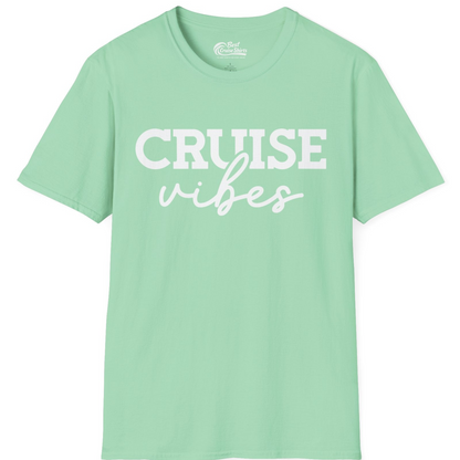 Cruise Vibes Shirt T-Shirt – Mint Green – Best Cruise Shirts