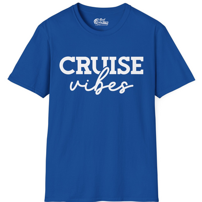 Cruise Vibes Shirt T-Shirt – Royal – Best Cruise Shirts