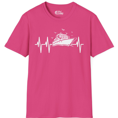 Cruise Heartbeat Shirt T-Shirt – Heliconia – Best Cruise Shirts