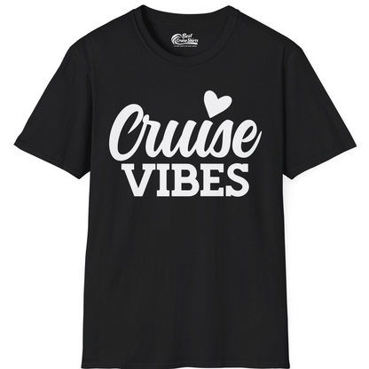 Cruise Vibes Shirt T-Shirt – Black – Best Cruise Shirts