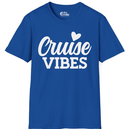 Cruise Vibes Shirt T-Shirt – Royal – Best Cruise Shirts