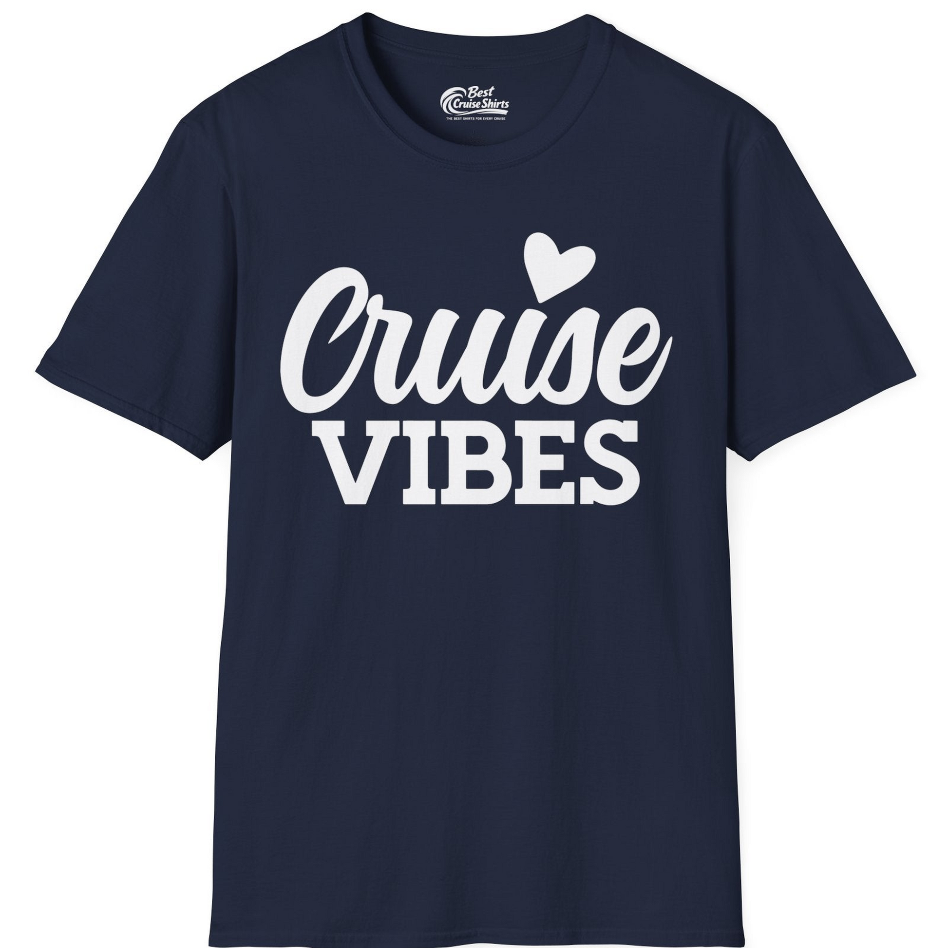 Cruise Vibes Shirt T-Shirt – Navy – Best Cruise Shirts