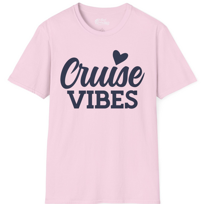 Cruise Vibes Shirt T-Shirt – Light Pink – Best Cruise Shirts
