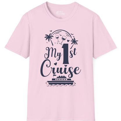 My First Cruise Shirt T-Shirt – Light Pink – Best Cruise Shirts