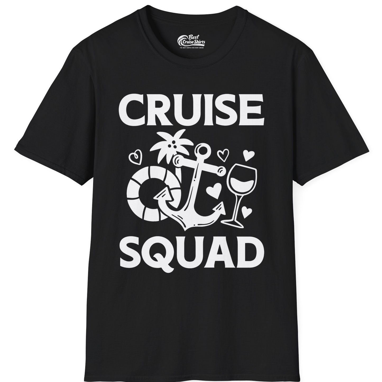 Cruise Squad Shirt T-Shirt – Black – Best Cruise Shirts