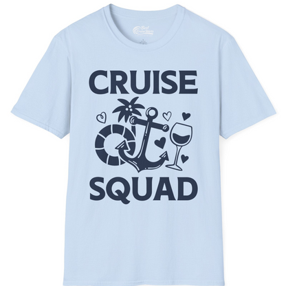 Cruise Squad Shirt T-Shirt – Light Blue – Best Cruise Shirts