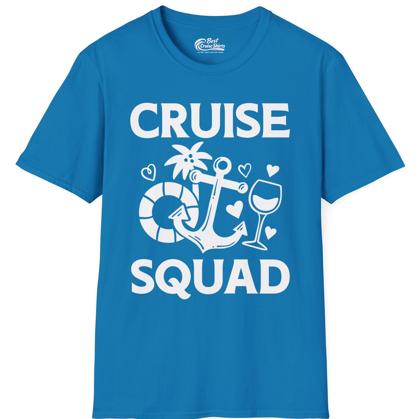 Cruise Squad Shirt T-Shirt – Sapphire – Best Cruise Shirts