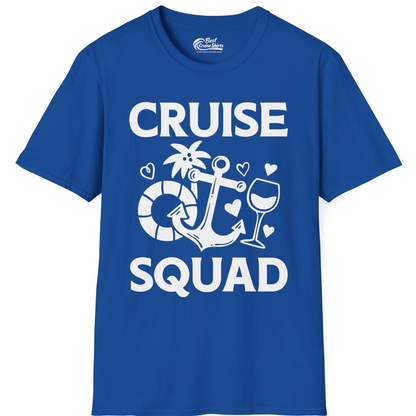 Cruise Squad Shirt T-Shirt – Royal – Best Cruise Shirts