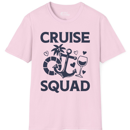 Cruise Squad Shirt T-Shirt – Light Pink – Best Cruise Shirts