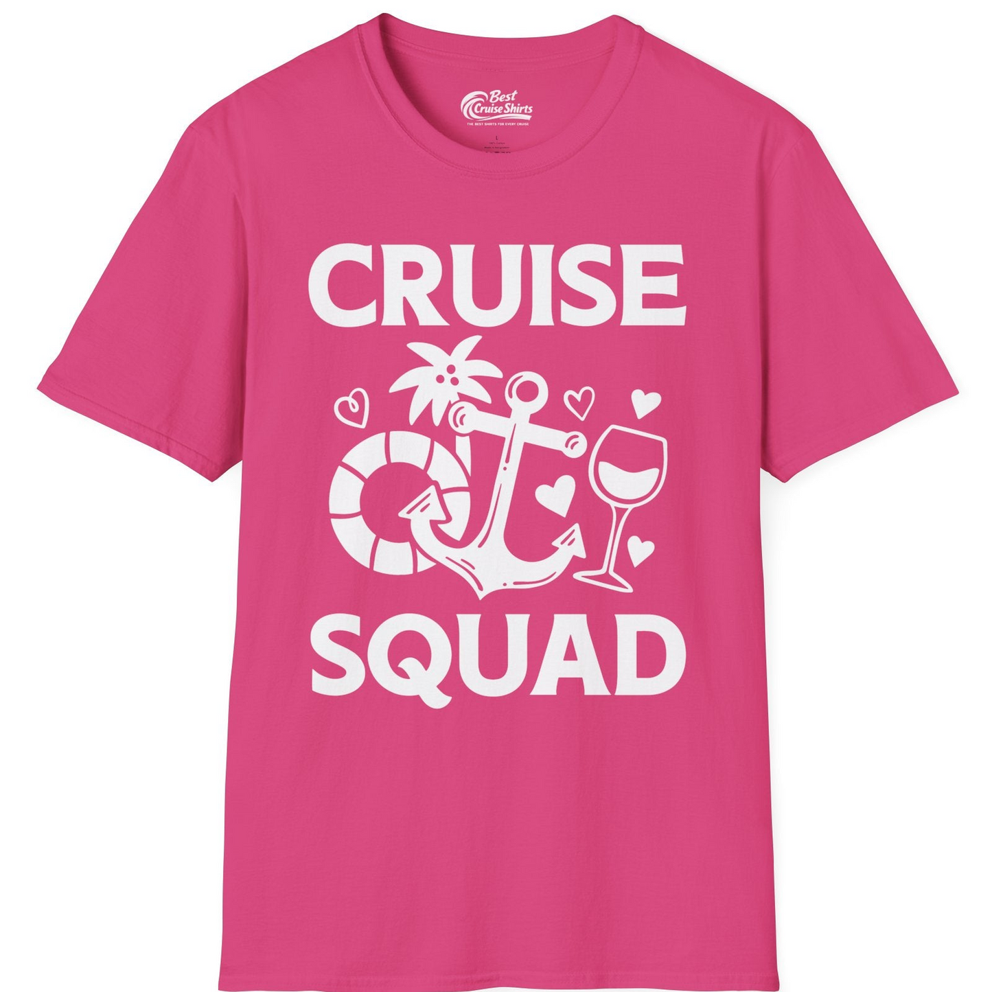 Cruise Squad Shirt T-Shirt – Heliconia – Best Cruise Shirts
