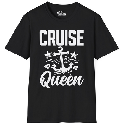 Cruise Queen Shirt T-Shirt – Black – Best Cruise Shirts