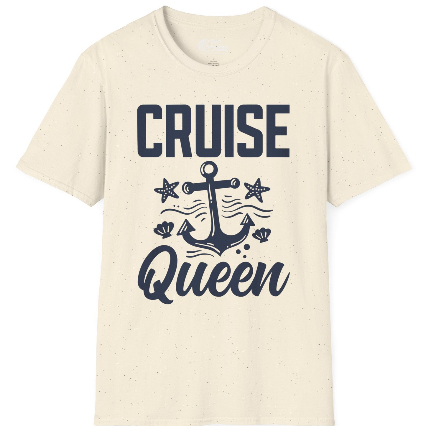 Cruise Queen Shirt T-Shirt – Natural – Best Cruise Shirts