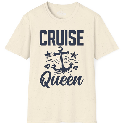 Cruise Queen Shirt T-Shirt – Natural – Best Cruise Shirts