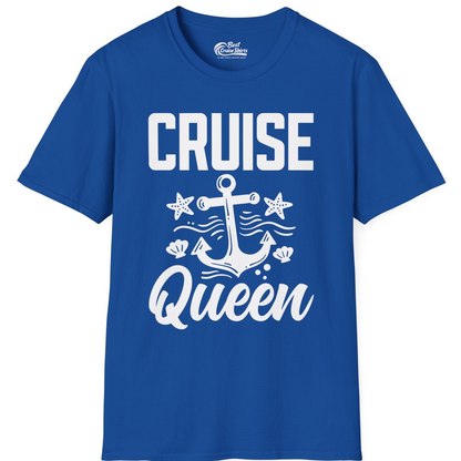 Cruise Queen Shirt T-Shirt – Royal – Best Cruise Shirts