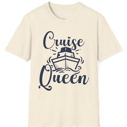 Cruise Queen Shirt T-Shirt – Natural – Best Cruise Shirts
