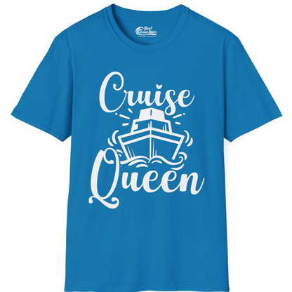 Cruise Queen Shirt T-Shirt – Sapphire – Best Cruise Shirts