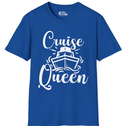 Cruise Queen Shirt T-Shirt – Royal – Best Cruise Shirts