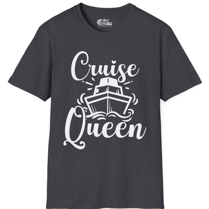 Cruise Queen Shirt T-Shirt – Dark Heather Grey – Best Cruise Shirts