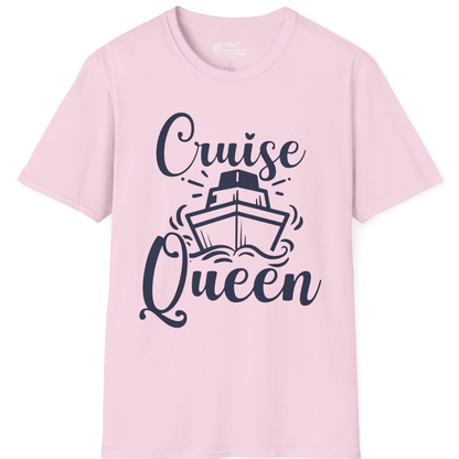Cruise Queen Shirt T-Shirt – Light Pink – Best Cruise Shirts