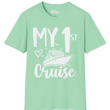 My First Cruise Shirt T-Shirt – Mint Green – Best Cruise Shirts