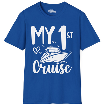 My First Cruise Shirt T-Shirt – Royal – Best Cruise Shirts