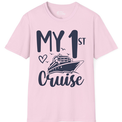 My First Cruise Shirt T-Shirt – Light Pink – Best Cruise Shirts