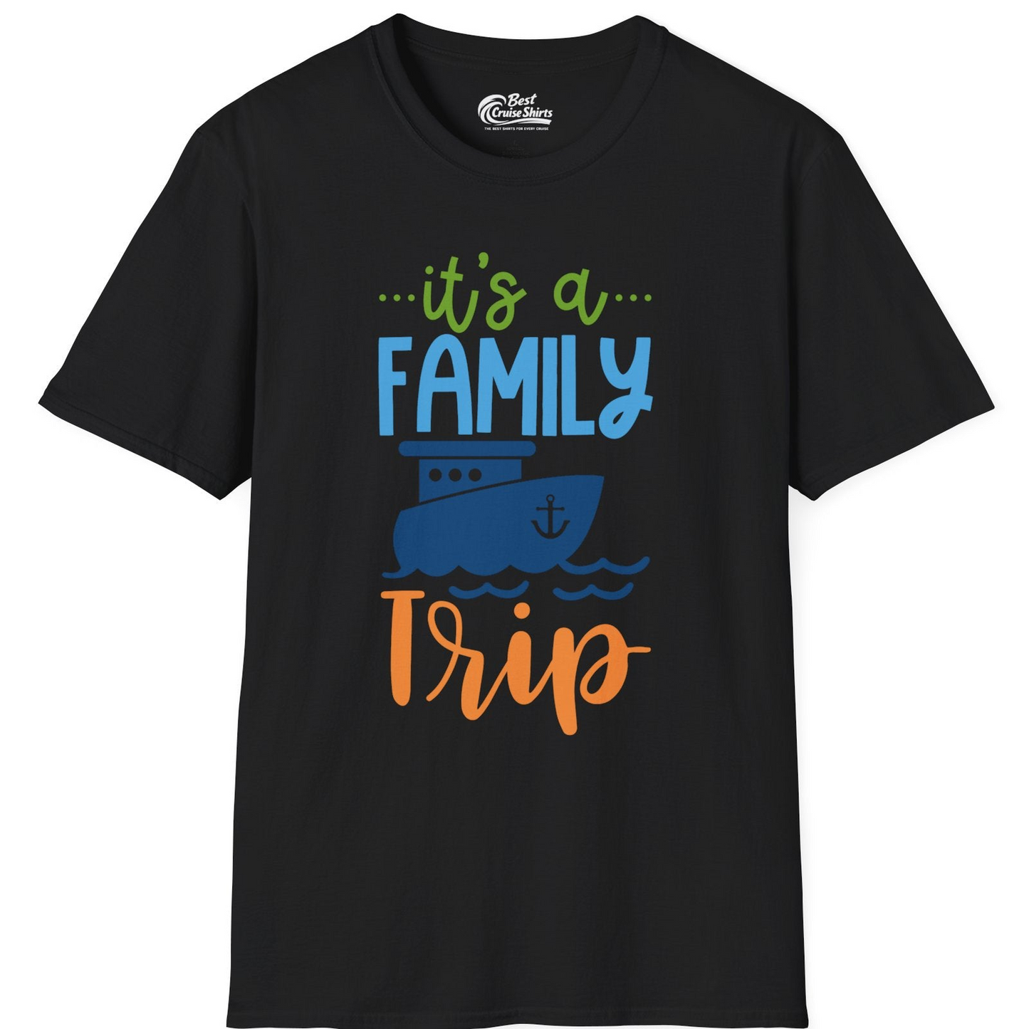 Family Cruise Trip Matching Shirts T-Shirt – Black – Best Cruise Shirts