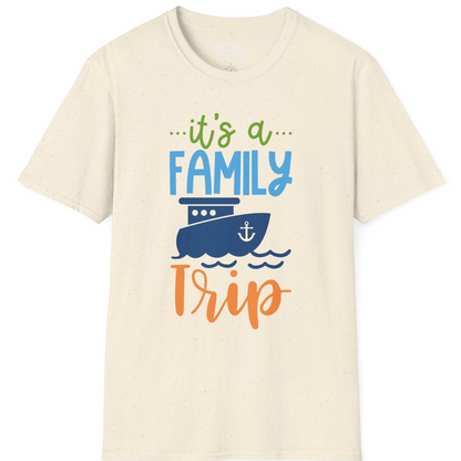 Family Cruise Trip Matching Shirts T-Shirt – Natural – Best Cruise Shirts