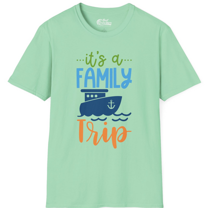 Family Cruise Trip Matching Shirts T-Shirt – Mint Green – Best Cruise Shirts
