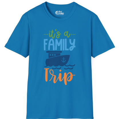 Family Cruise Trip Matching Shirts T-Shirt – Sapphire – Best Cruise Shirts