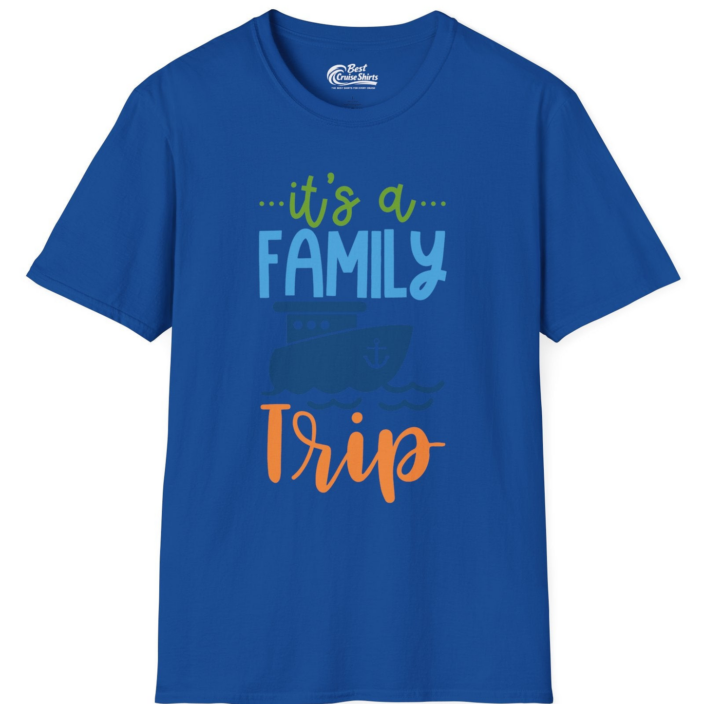 Family Cruise Trip Matching Shirts T-Shirt – Royal – Best Cruise Shirts