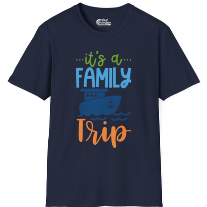 Family Cruise Trip Matching Shirts T-Shirt – Navy – Best Cruise Shirts