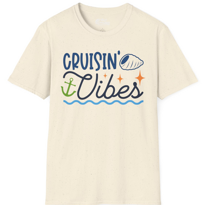 Cruisin Vibes Shirt T-Shirt – Natural – Best Cruise Shirts
