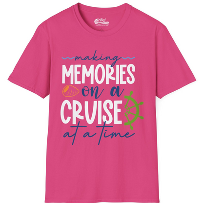 Making Memories on a Cruise Nautical Family Vacation Shirt — T-Shirt T-Shirt – Heliconia – Best Cruise Shirts