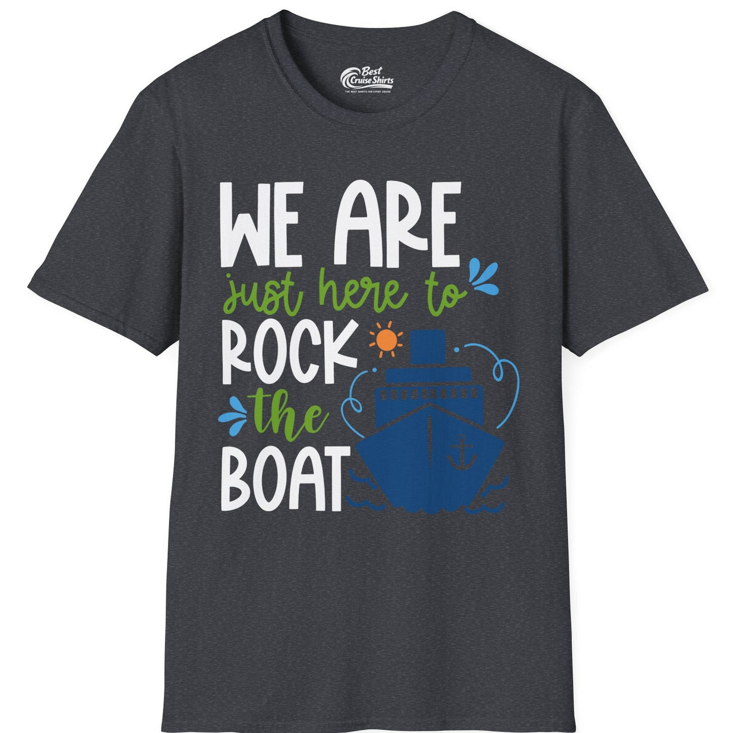 Funny Cruise Shirt T-Shirt – Dark Heather Grey – Best Cruise Shirts