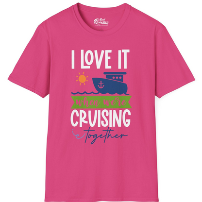 Cruising Together Shirt T-Shirt – Heliconia – Best Cruise Shirts