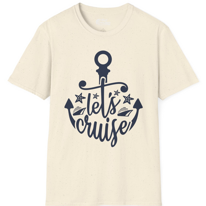 Let's Cruise Shirt T-Shirt – Natural – Best Cruise Shirts